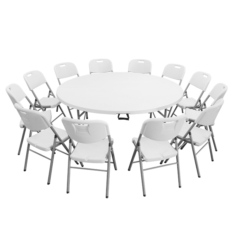 DS-ZY152 5 FT FOLD IN HALF ROUND TABLE