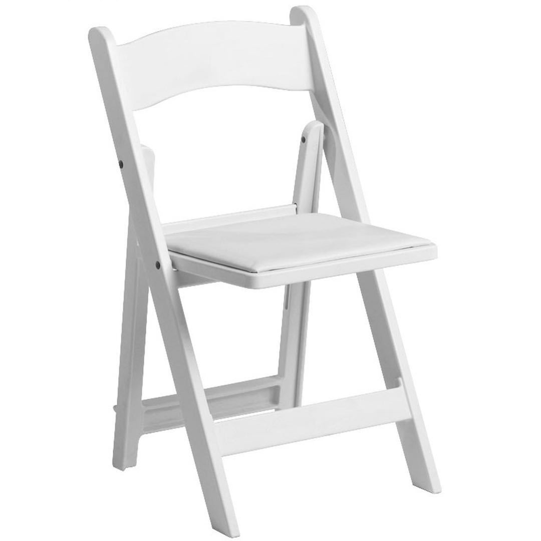 A001-WH Resin Folding Chair 